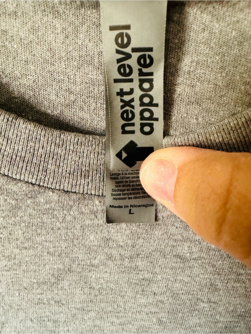 Next Level Apparel Gray Texas Tech Orange Bowl Graphic Tee Size Large - Picture 3 of 3